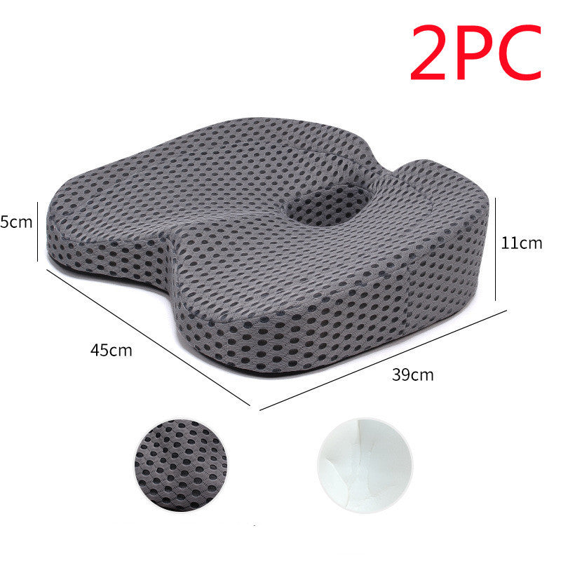 Orthopedic Memory Foam Posture Cushion (Tailbone/Back/Hip Pain Relief)