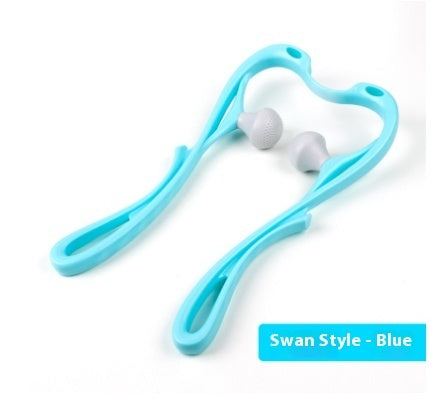 (US-CN) Multifunctional Manual Six-wheel Neck Massager Massage Relieve Roller Massage Tool