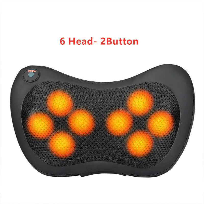Portable Massage Pillow (Neck & Back, Home & Car use)