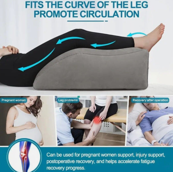 Inflatable Ergonomic Wedge Pillow (Leg Elevation)