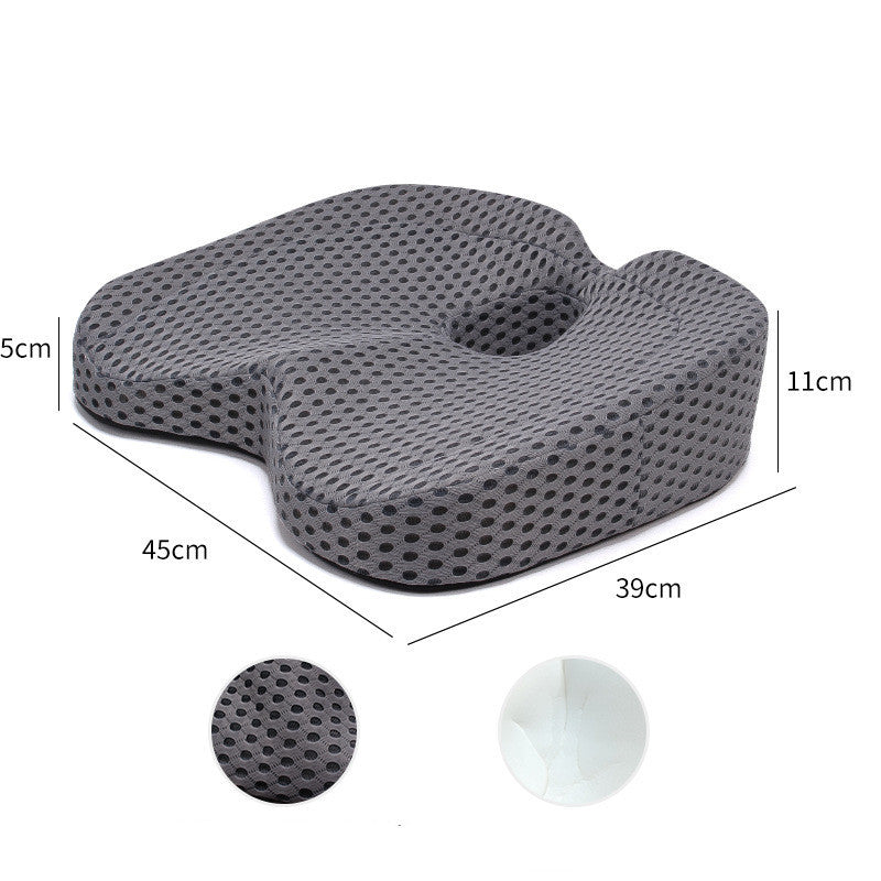 Orthopedic Memory Foam Posture Cushion (Tailbone/Back/Hip Pain Relief)