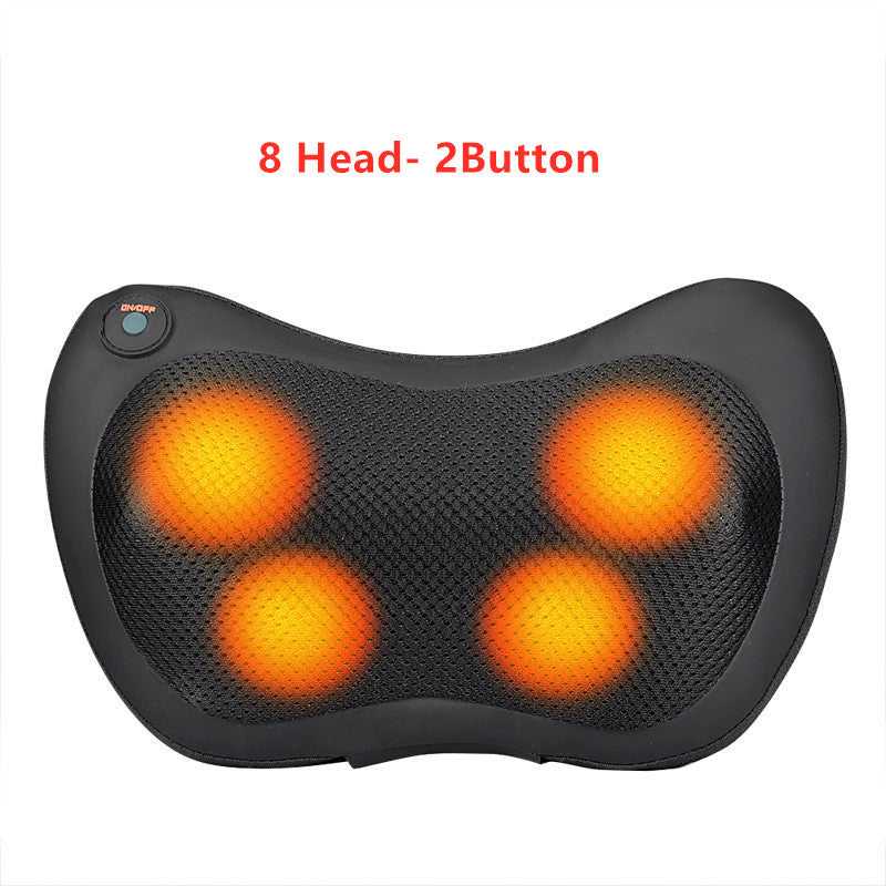 Portable Massage Pillow (Neck & Back, Home & Car use)