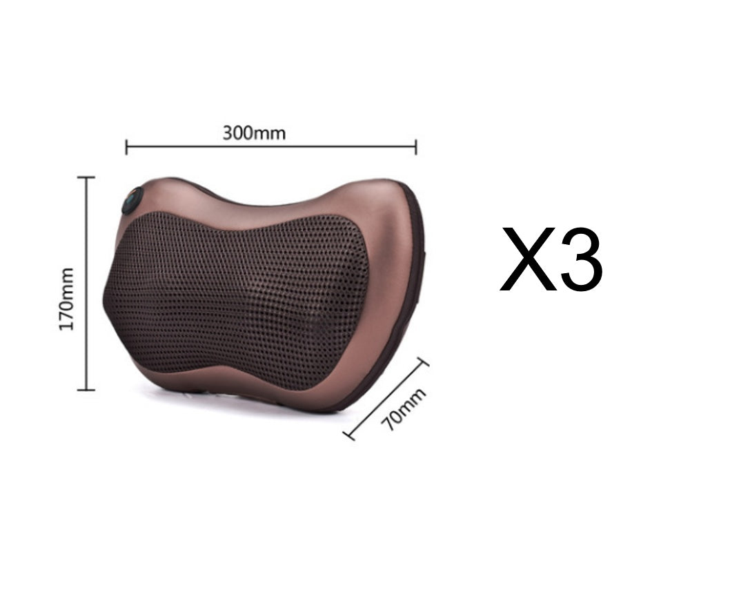 Portable Massage Pillow (Neck & Back, Home & Car use)
