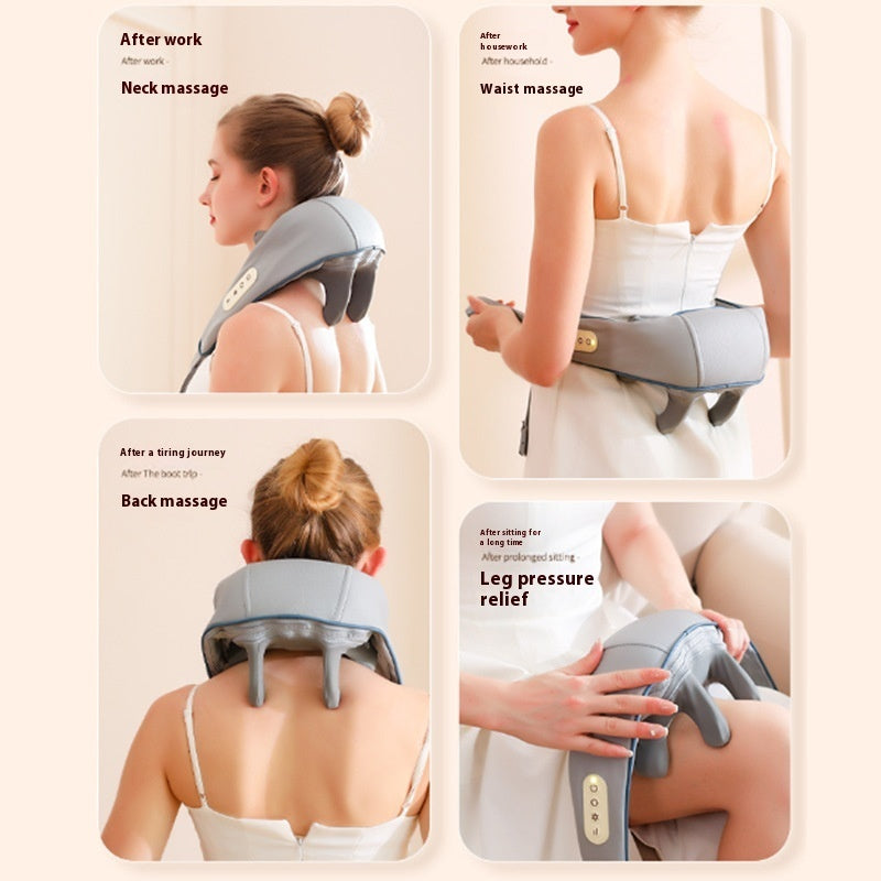 (US-CN) Multi-Area Heated Kneading Massager