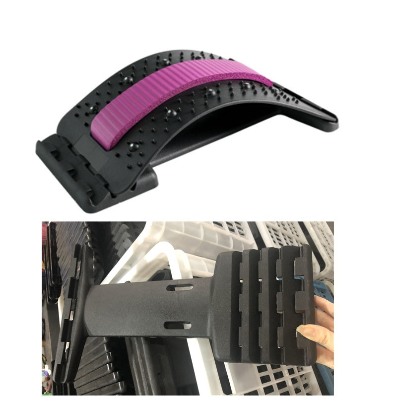 SIMPLE Back Stretcher Adjustable Back Cracker Massage Waist Neck Fitness Lumbar Cervical Spine Support Pain Relief