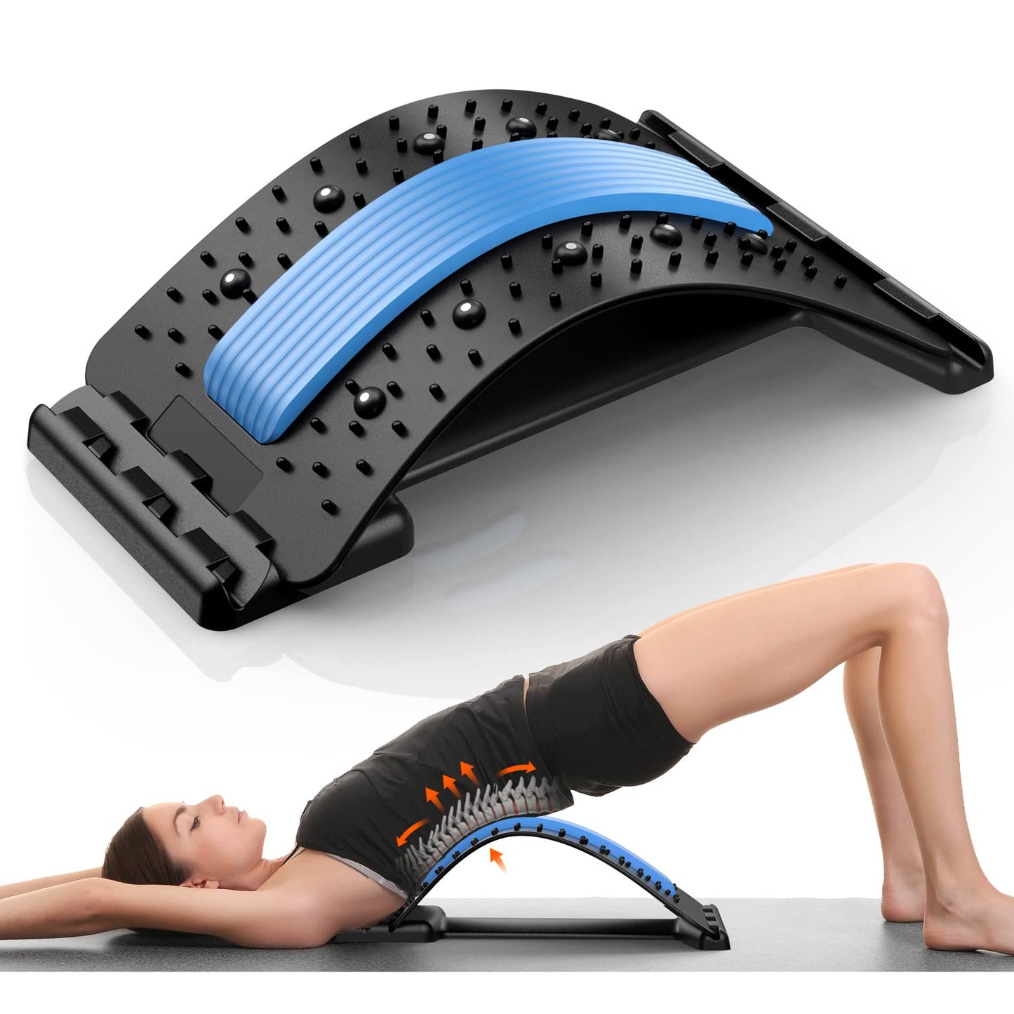 (US-CN) Adjustable Lumbar Back Stretcher