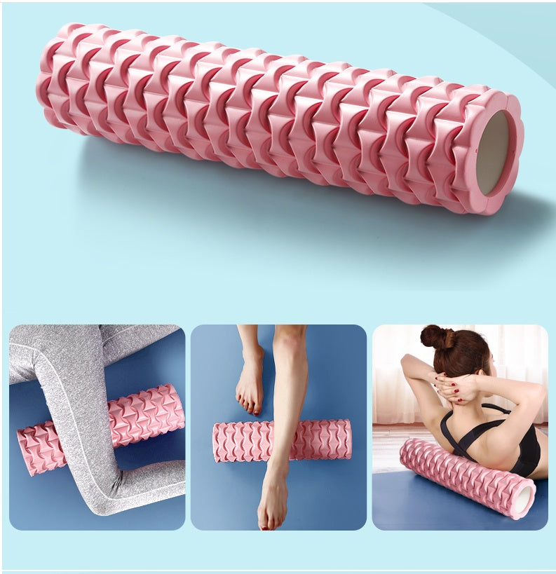 Balanced 3D-Textured Long Foam Roller (Size 16"-20")