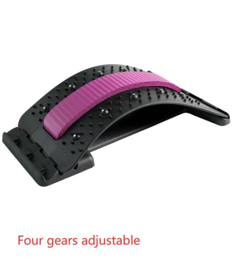 SIMPLE Back Stretcher Adjustable Back Cracker Massage Waist Neck Fitness Lumbar Cervical Spine Support Pain Relief
