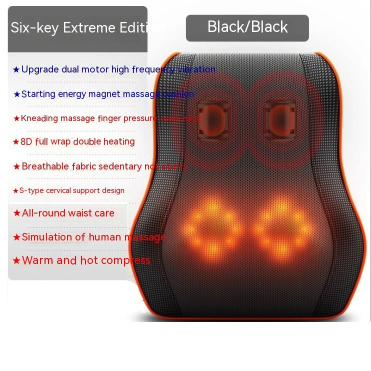 Ergonomic Thermal Full-Body Massage Cushion
