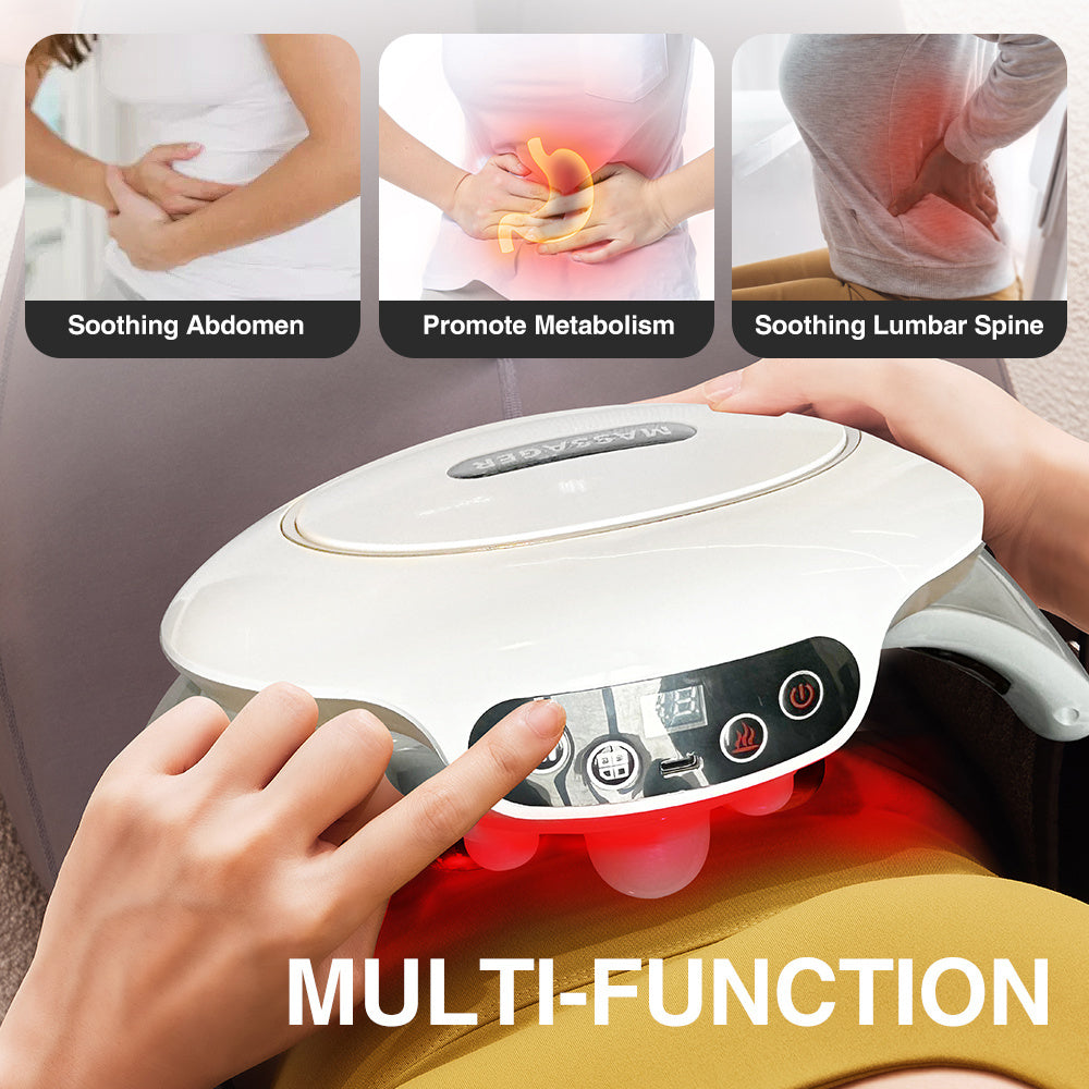 (US- NHU CẦU KO CAO) Automatic Abdominal Massager Multiple-use For Waist And Abdomen Back Neck And Legs 3 Modes For Home Or Office Use
