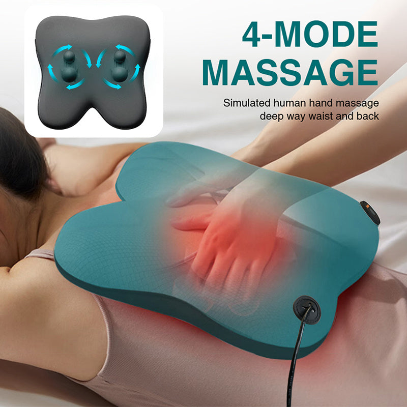 (US) Neck And Back Deep Acupressure Massager Full Body Massage Pillow Ideal Gift