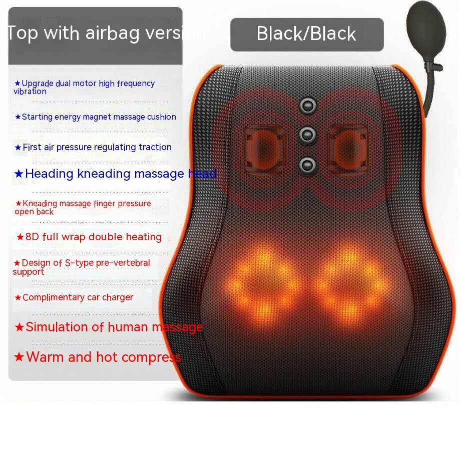 Ergonomic Thermal Full-Body Massage Cushion