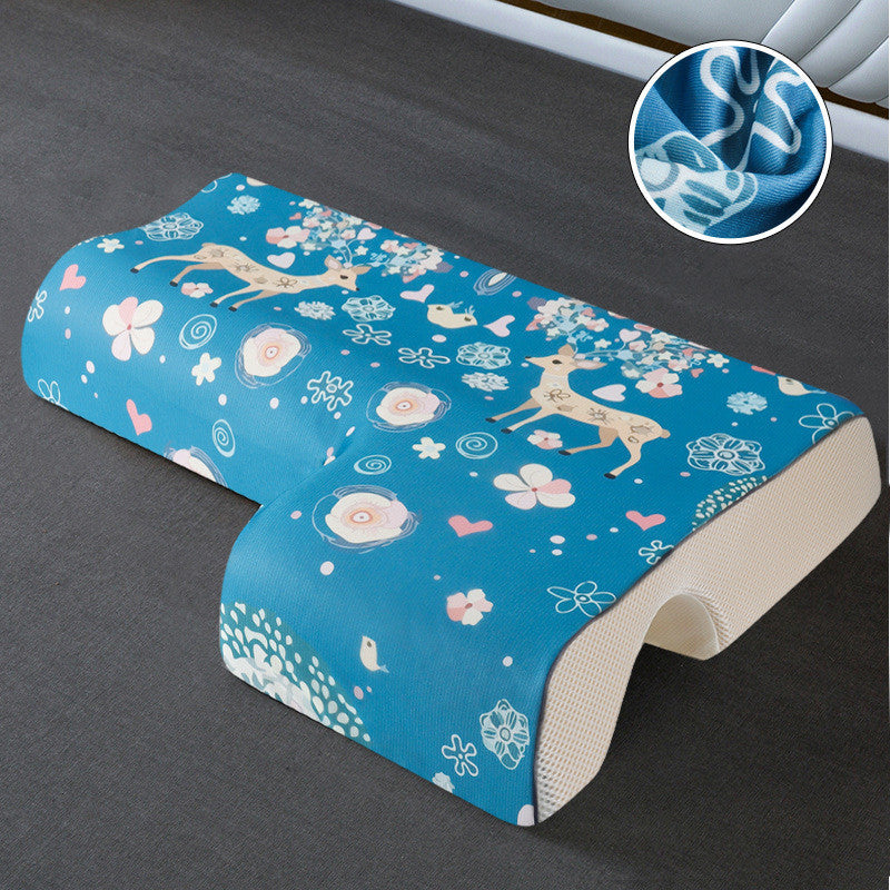 Couple and Side Sleeper Anti-pressure Hemp Arm Memory Foam Cervical Vertebra Couple Pillow