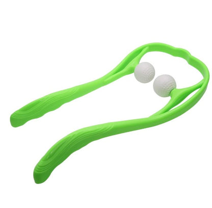 (US-CN) Plastic Pressure Point Therapy Neck Massageador Massagem Relieve Hand Roller Neck Massager For Neck Shoulder Trigger Point