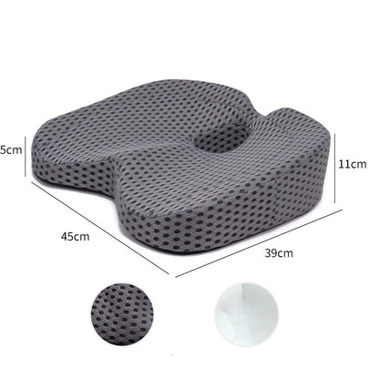 Orthopedic Memory Foam Posture Cushion (Tailbone/Back/Hip Pain Relief)