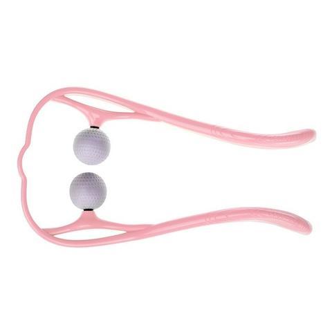 (US-CN) Plastic Pressure Point Therapy Neck Massageador Massagem Relieve Hand Roller Neck Massager For Neck Shoulder Trigger Point