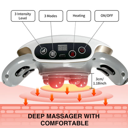 (US- NHU CẦU KO CAO) Automatic Abdominal Massager Multiple-use For Waist And Abdomen Back Neck And Legs 3 Modes For Home Or Office Use
