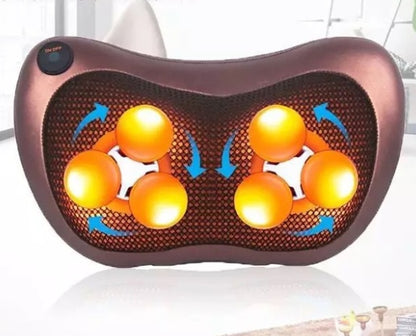 Portable Massage Pillow (Neck & Back, Home & Car use)