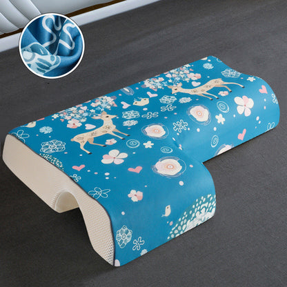 Couple and Side Sleeper Anti-pressure Hemp Arm Memory Foam Cervical Vertebra Couple Pillow