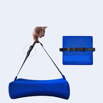 Lumbar Support Pillow (Back Pain Relief | Memory Foam, Cooling Gel)