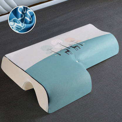 Couple and Side Sleeper Anti-pressure Hemp Arm Memory Foam Cervical Vertebra Couple Pillow