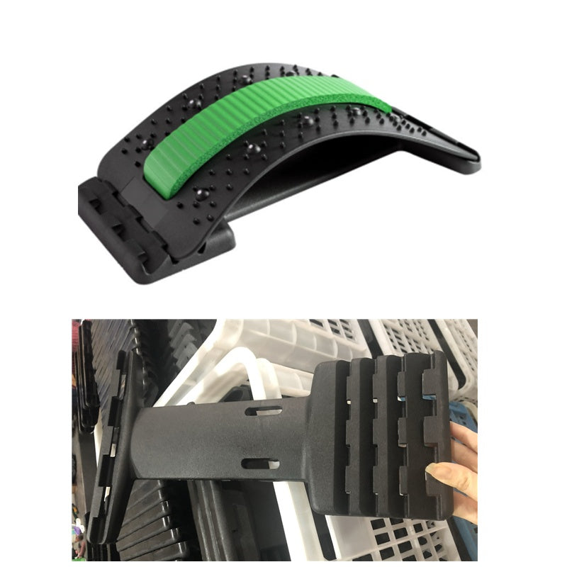 SIMPLE Back Stretcher Adjustable Back Cracker Massage Waist Neck Fitness Lumbar Cervical Spine Support Pain Relief