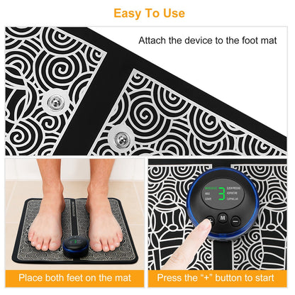 (US) Foot Massage Pad Electric Stimulator Massager