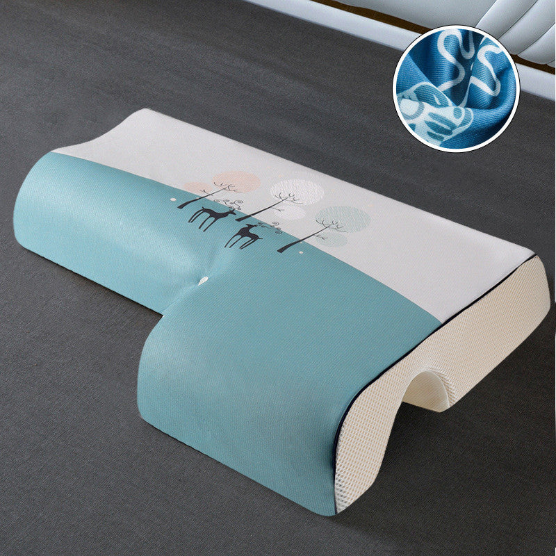 Couple and Side Sleeper Anti-pressure Hemp Arm Memory Foam Cervical Vertebra Couple Pillow