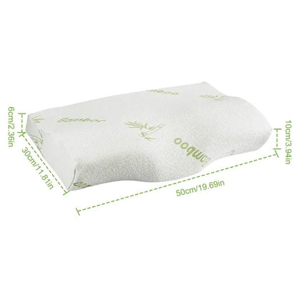 (US. only) - Bamboo Memory Foam Contour Pillow