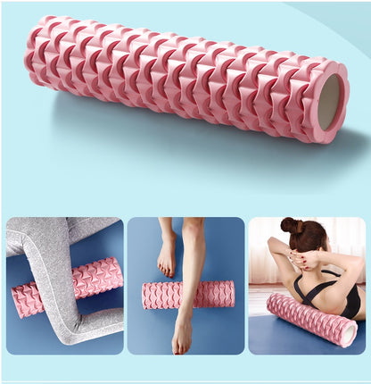 Balanced 3D-Textured Long Foam Roller (Size 16"-20")