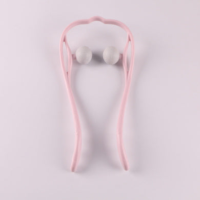 (US-CN) Multifunctional Manual Six-wheel Neck Massager Massage Relieve Roller Massage Tool