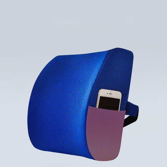 Lumbar Support Pillow (Back Pain Relief | Memory Foam, Cooling Gel)
