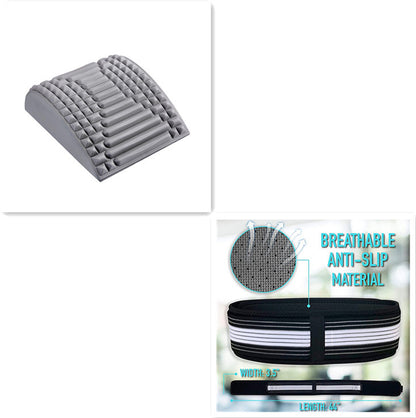 MASSAGE Back Stretcher Pillow Neck Lumbar Support Massager For Neck Waist Back Sciatica Herniated Disc Pain Relief Massage Relaxation